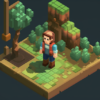 2d isometric character example